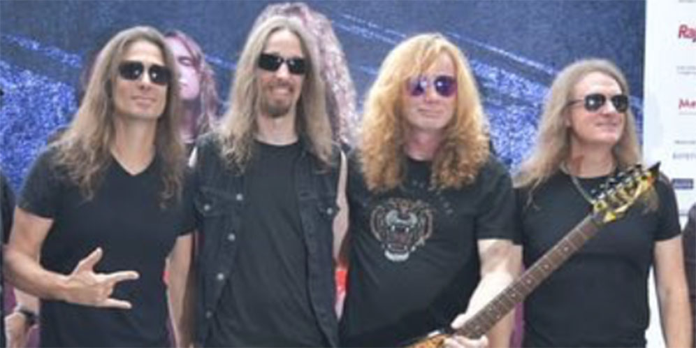 2 Gitar 'Sakral' Megadeth Dilelang untuk Korban Tsunami Palu